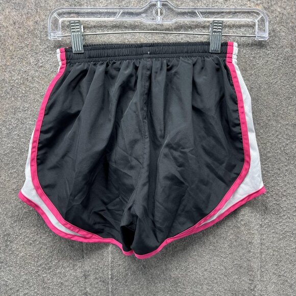 Nike Shorts Womens XS Black Pink Dri-FIT Tempo Running Athletic Lined Gym - Picture 2 of 10